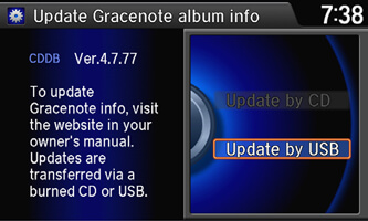 Gracenote® Install Step 3